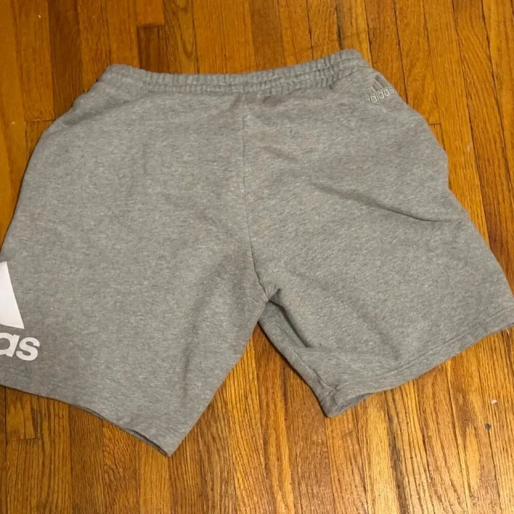 Adidas Men's Grey Shorts